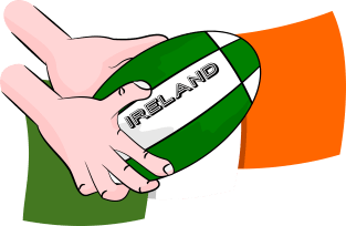 Rugby Ireland Flag Magnet