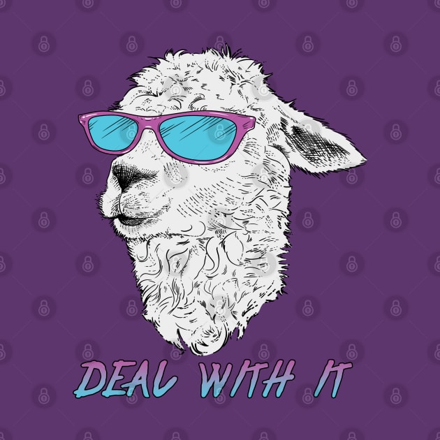 Deal With It Alpaca by ImpishTrends