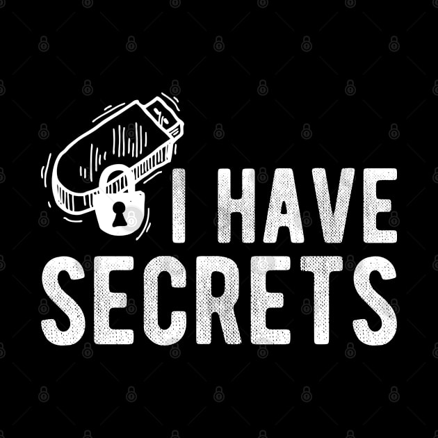 USB I Have Secrets by KC Happy Shop