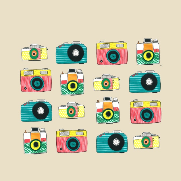 Bunch of cameras by DoodlesAndStuff