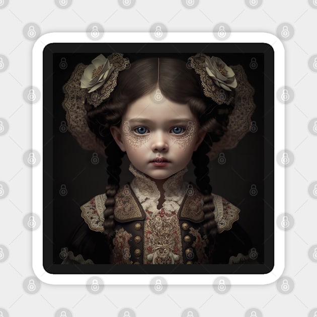 Living Dolls of Ambiguous Royal Descent Magnet by daniel4510