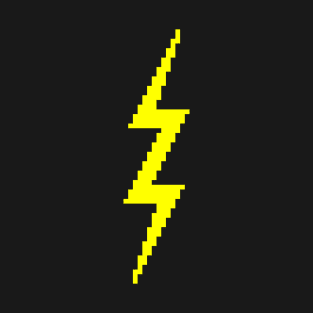 Pixel Lightning Bolt T-Shirt