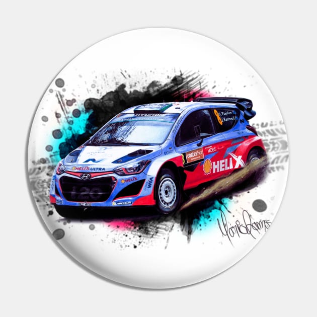 Hayden Paddon's Hyundai i20 WRC Pin by Mario Ramos Rally Art