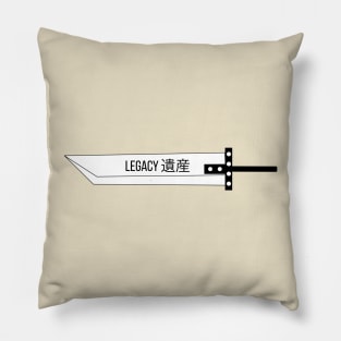 Buster Sword Legacy Design Pillow