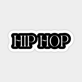 hip hop vintage logo Magnet