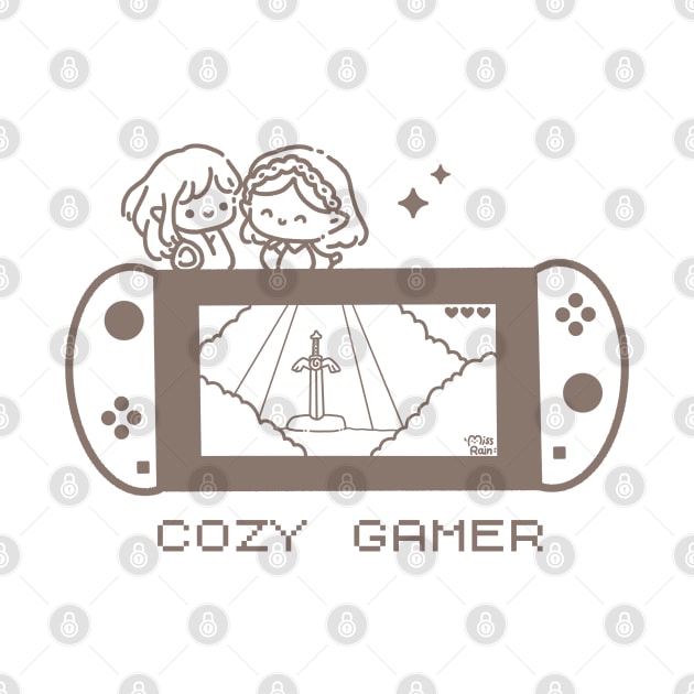 cozy gamer by missrainartwork 