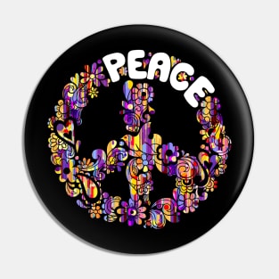 Love Peace Sign Pin