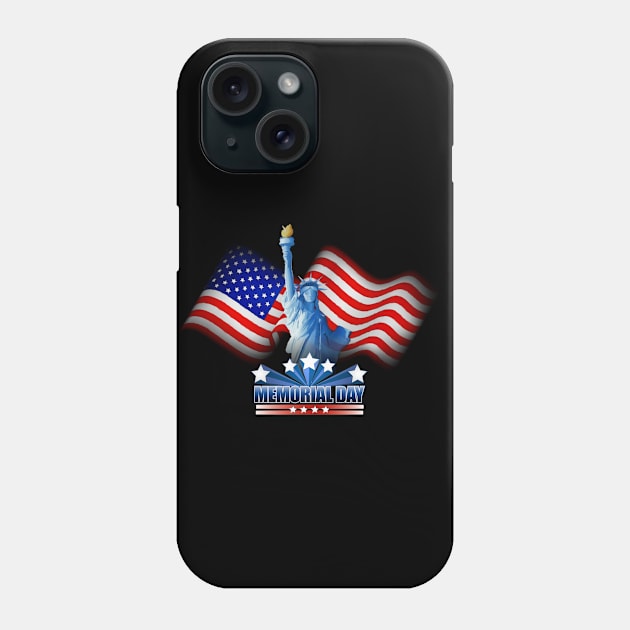 memorial day Phone Case by The Pharaohs