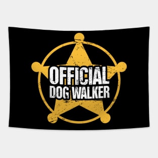 Funny Dog Walking Gift For Dog Walker Tapestry