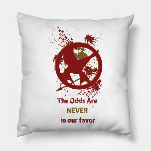 Hunger Games Odds District Pillow Teepublic Au