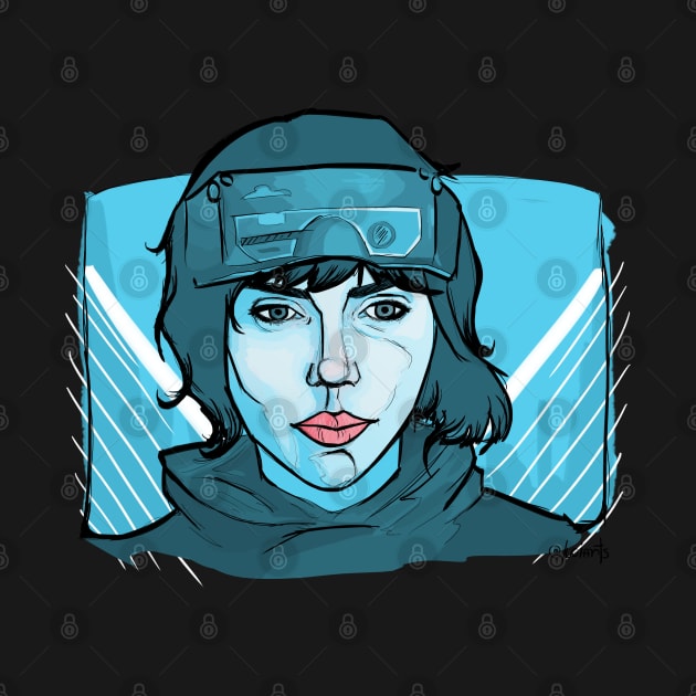 Major Johansson by @akaluciarts