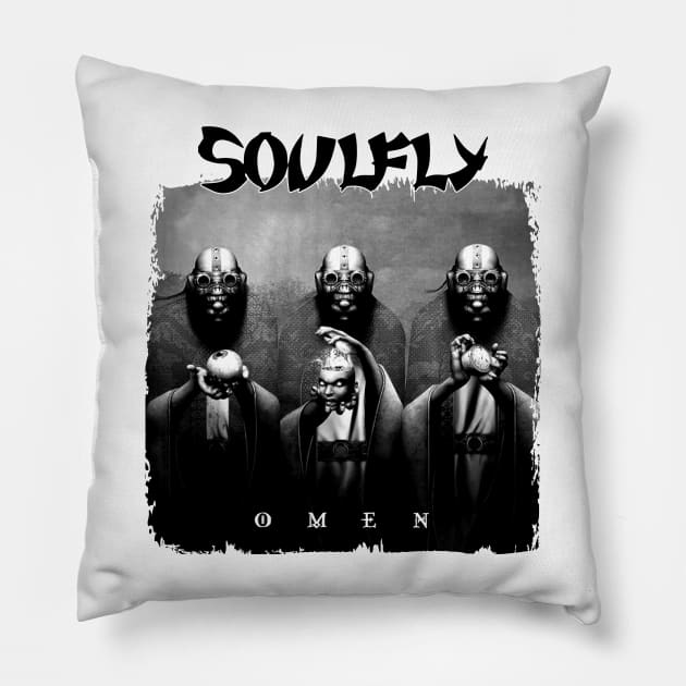 SOULFLY Omen OFFICIAL ORIGINAL Pillow by fancyjan