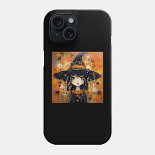 Halloween witch girl Phone Case