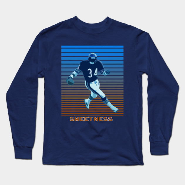 walter payton long sleeve jersey