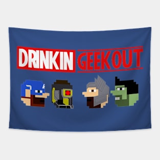 DrinkIN GeekOUT (Marvel) Tapestry