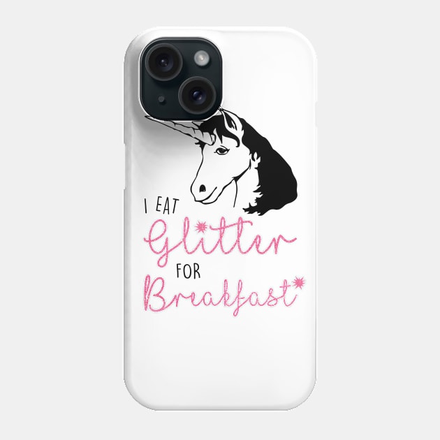 I Eat Glitter for Breakfast - Light Phone Case by jennyk