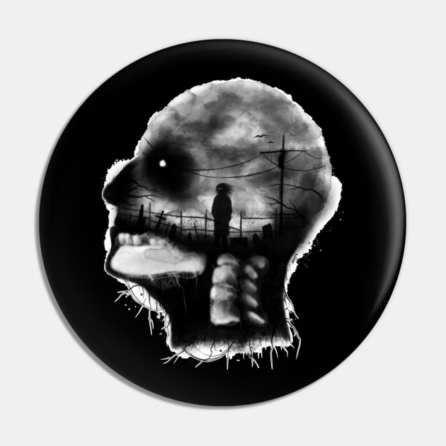 Haunted Pin by LoudMouthThreads