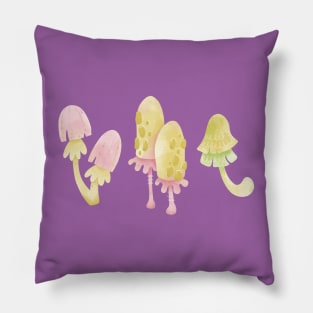 Cartoon fantasy mushrooms Pillow