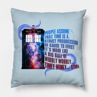 Timey Wimey Pillow