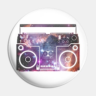 Galactic Boom Box Pin