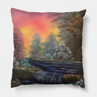 Dark Waterfall Pillow