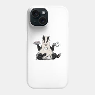 Badger Tea and Cake Phone Case