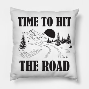 All Aussie Adventures Russell Coight Road, Time To Hit The Road Pillow