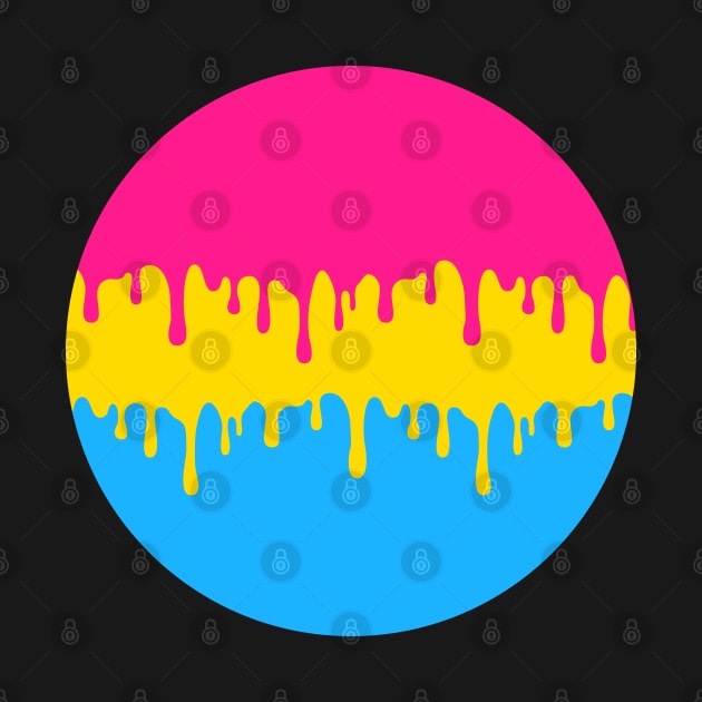 Pansexual Dripping Flag by Pridish