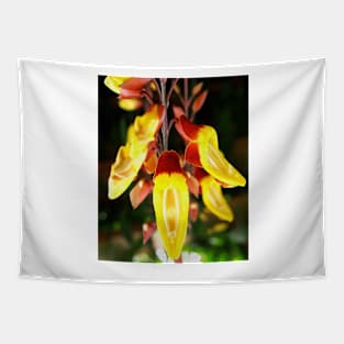 Tropical Yellow Hanging Flower Tapestry