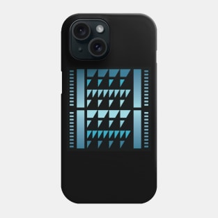 “Dimensional Forest (2)” - V.3 Blue - (Geometric Art) (Dimensions) - Doc Labs Phone Case