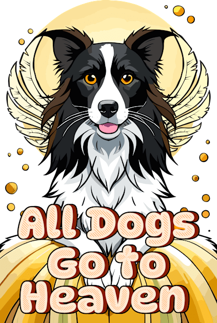 All Dogs Go to Heaven Kids T-Shirt by Cheeky BB