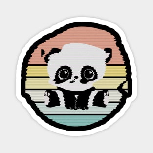 Bad Tv Retro Panda Magnet