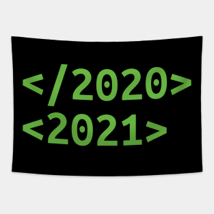 Goodbye 2020 Hello 2021 New Years hello 2021 Tapestry