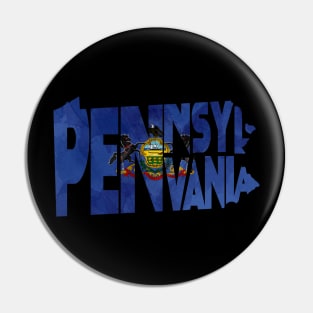 Pennsylvania Typo Map Pin