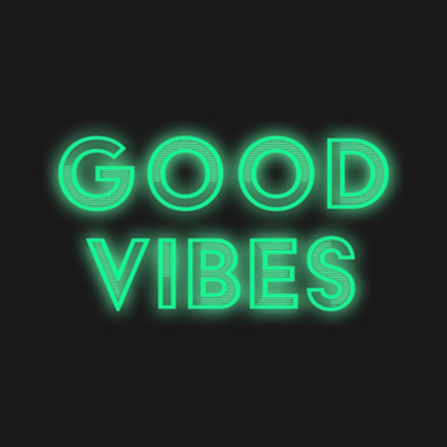 Good Vibes Neon Sign by obillwon