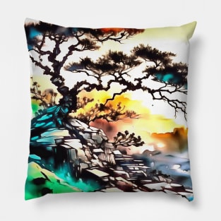 Japanese-style landscape Pillow