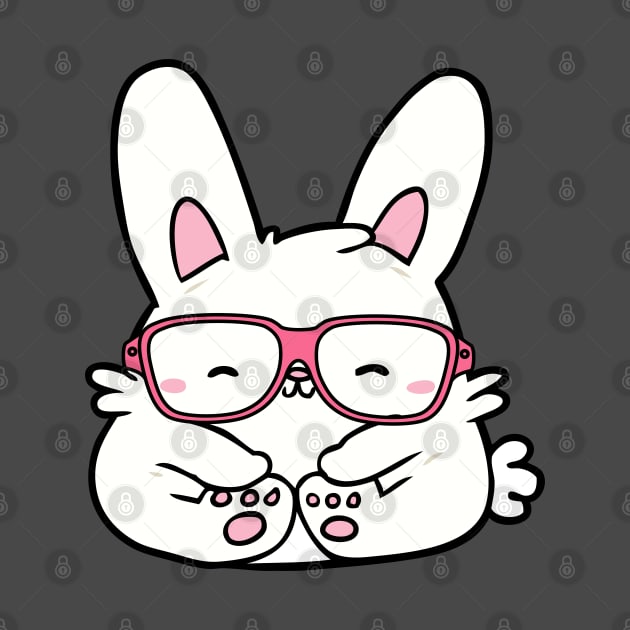 Bunny With Glasses by tramasdesign