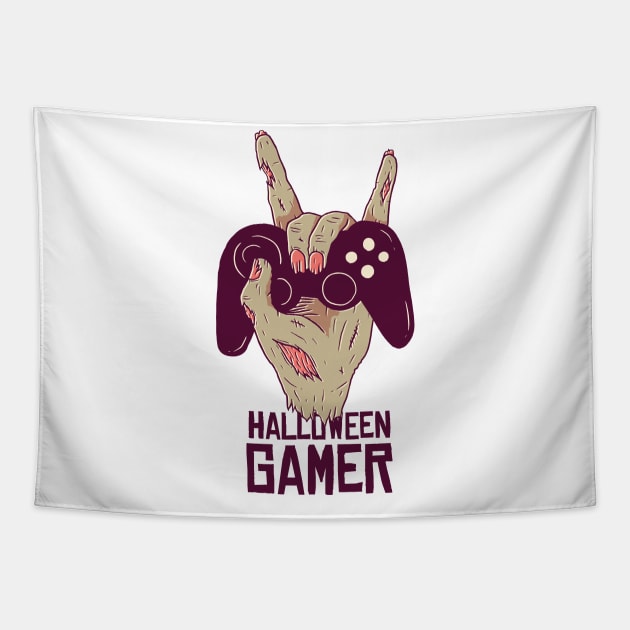 Halloween Gamer Tapestry by LR_Collections