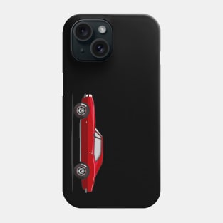 Red Muscle Car Vector Phone Case