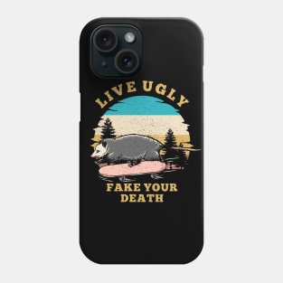 live ugly fake your death Phone Case