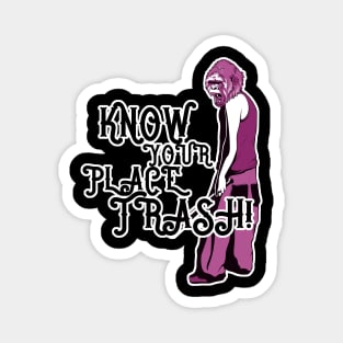 Know Your Place Trash Shout Magnet