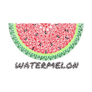 Mandala Watermelon Semicircle T-Shirt