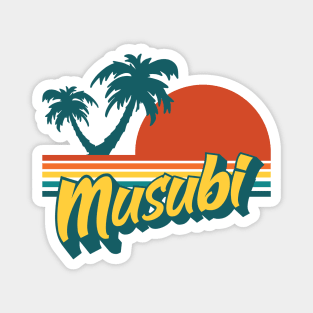 Musubi Hawaiian Food Retro Style Magnet