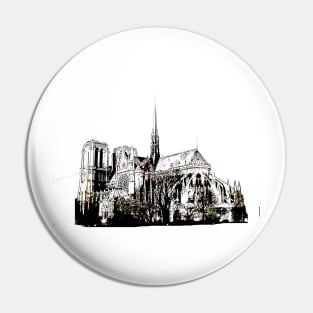 Notre Dame 2 bywhacky Pin