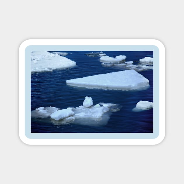 Ice Floes Magnet by LaurieMinor