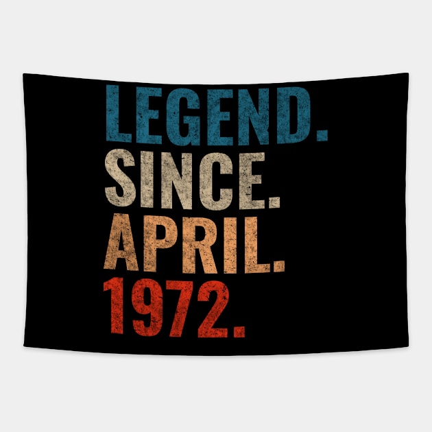 Legend since April 1972 Retro 1972 Tapestry by TeeLogic