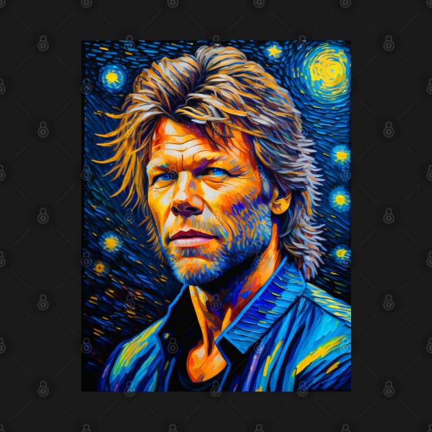 Jon in starry night by FUN GOGH