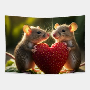 A Couple of Love Mices 3 Tapestry