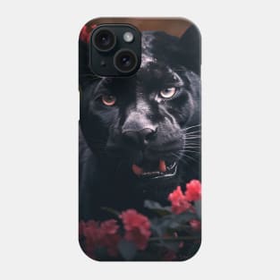 Floral Black Panther 3 Phone Case