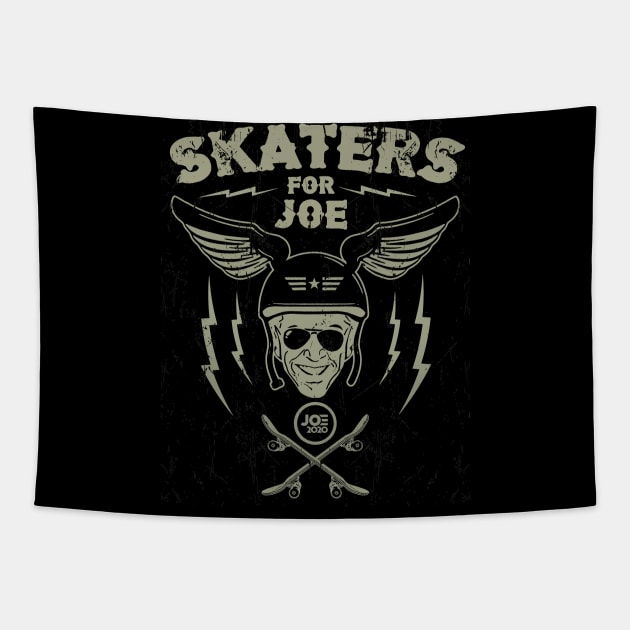 Skaters for Joe - Biden 2020 Tapestry by Buckle Up Tees